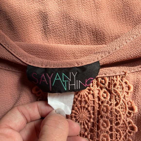 Say Anything Cold Shoulder Top in 1x - Picture 4 of 4